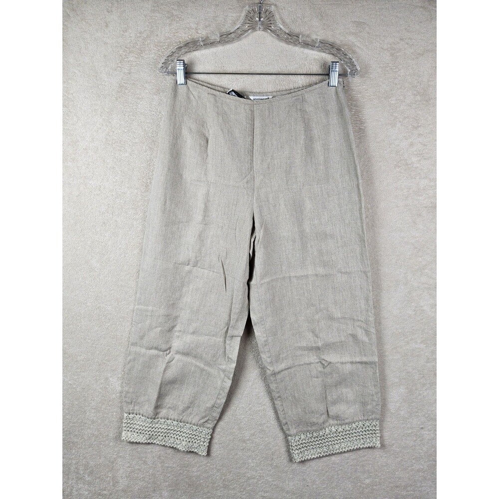 Richard Malcolm Women's 100% Irish Linen Capri Pants Size 10